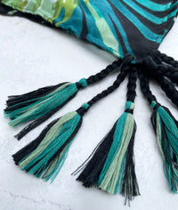 Black Leopard Print Scarf