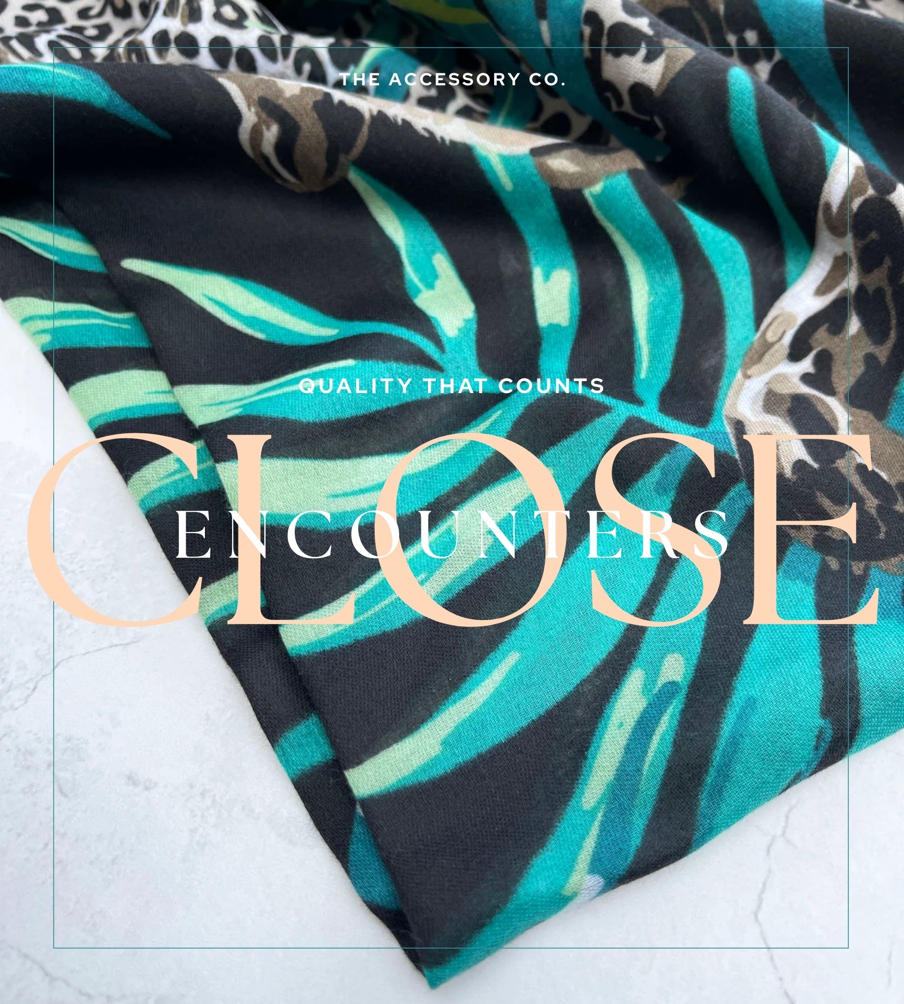 BLACK LEOPARD & FLORAL PRINT SQUARE TASSEL SCARF - A-SHU.CO.UK