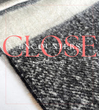 BLACK STRIPED WOOL BLANKET SCARF OVERSIZED WINTER SHAWL WRAP