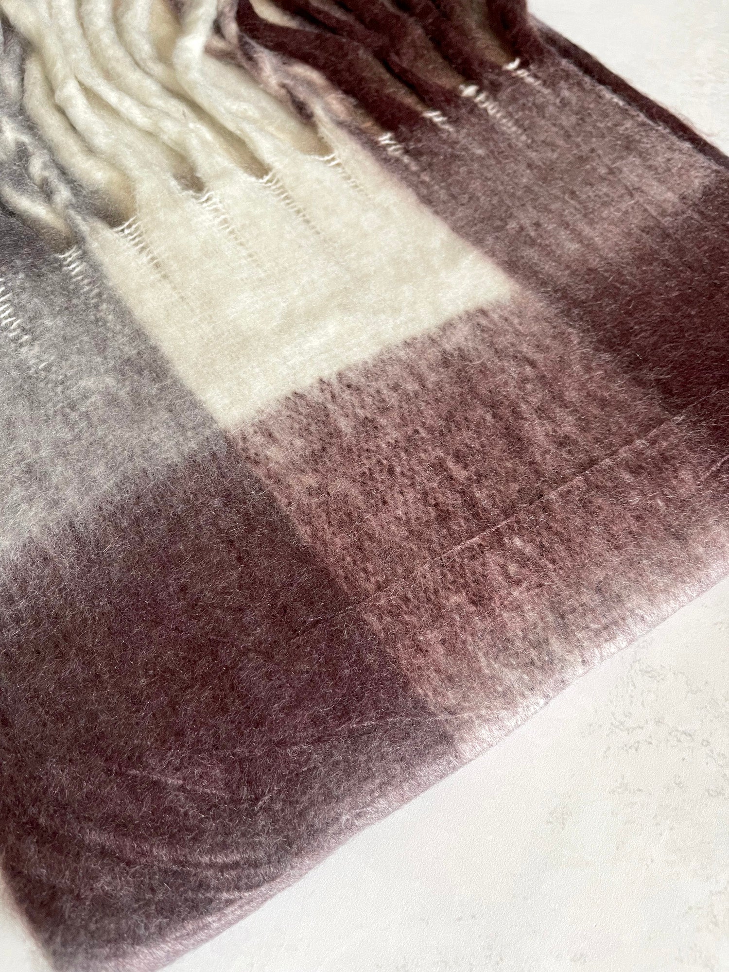 Womens Checked Scarf