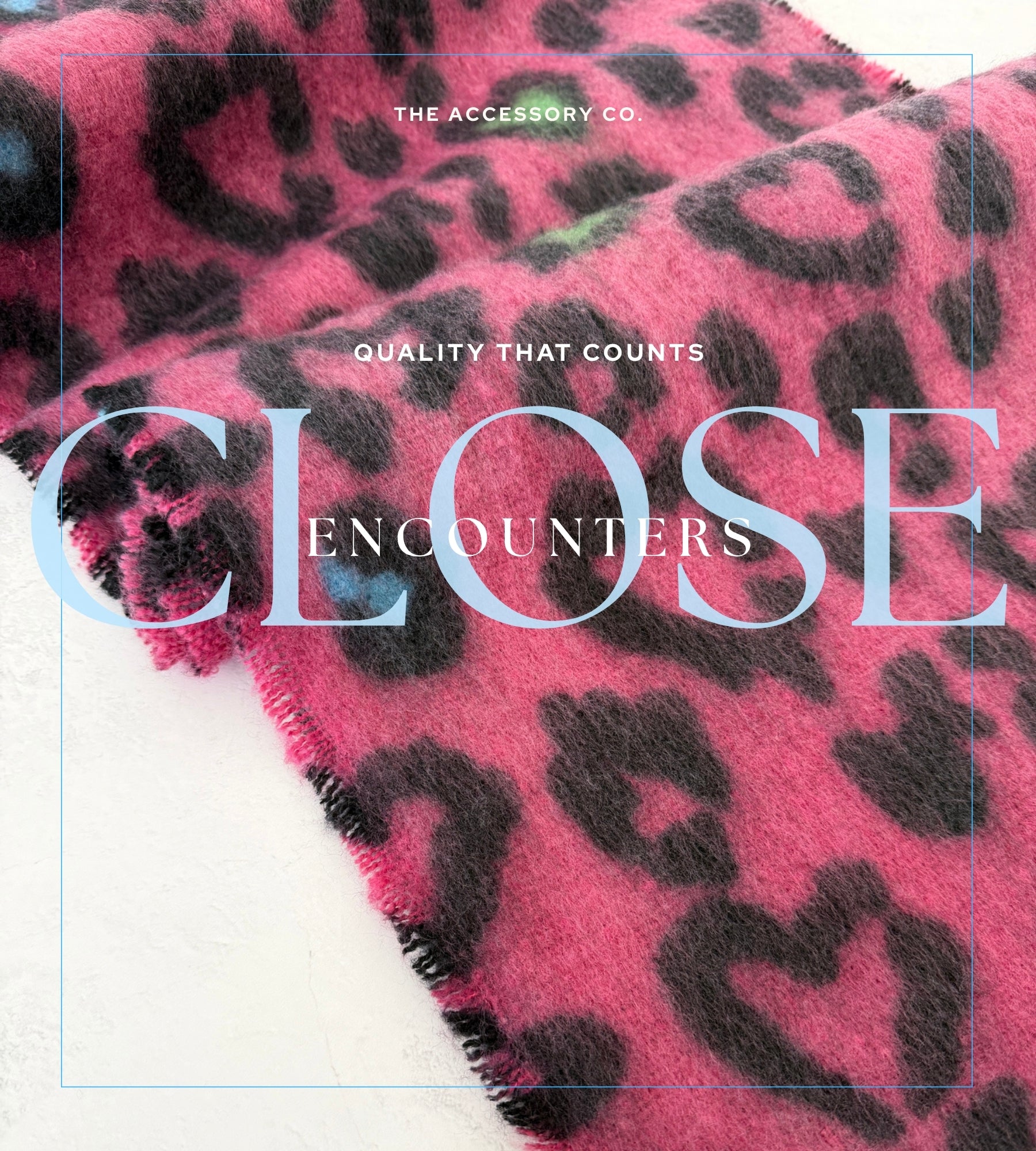 FUCHSIA PINK HEART LEOPARD PRINT OVERSIZED BLANKET SCARF SHAWL WRAP