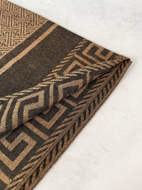 GEOMETRIC BLACK LIGHTWEIGHT PASHMINA SHAWL SCARF