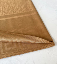 GEOMETRIC GOLDEN BEIGE LIGHTWEIGHT PASHMINA SHAWL SCARF