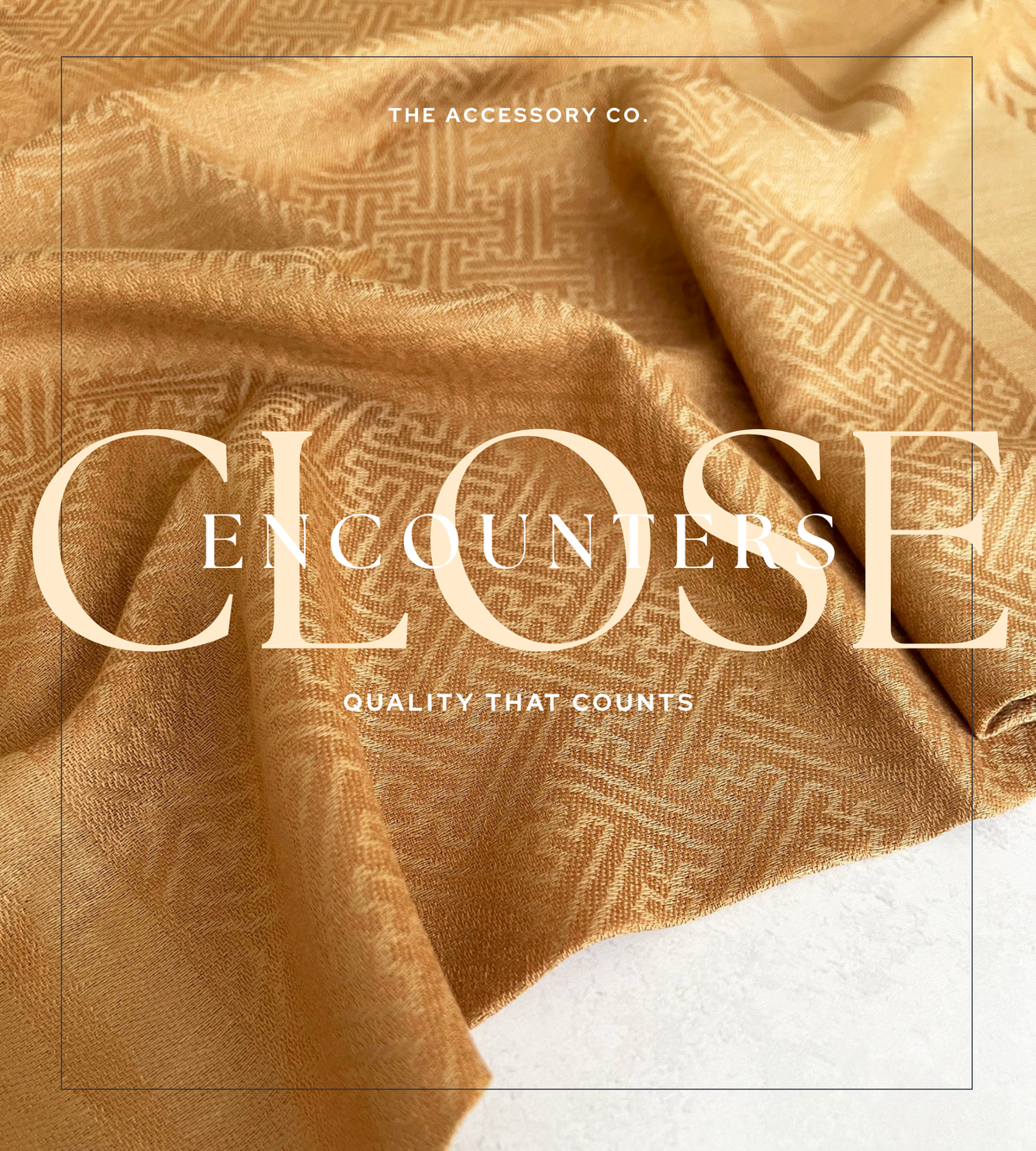 GEOMETRIC GOLDEN BEIGE LIGHTWEIGHT PASHMINA SHAWL SCARF - A-SHU.CO.UK