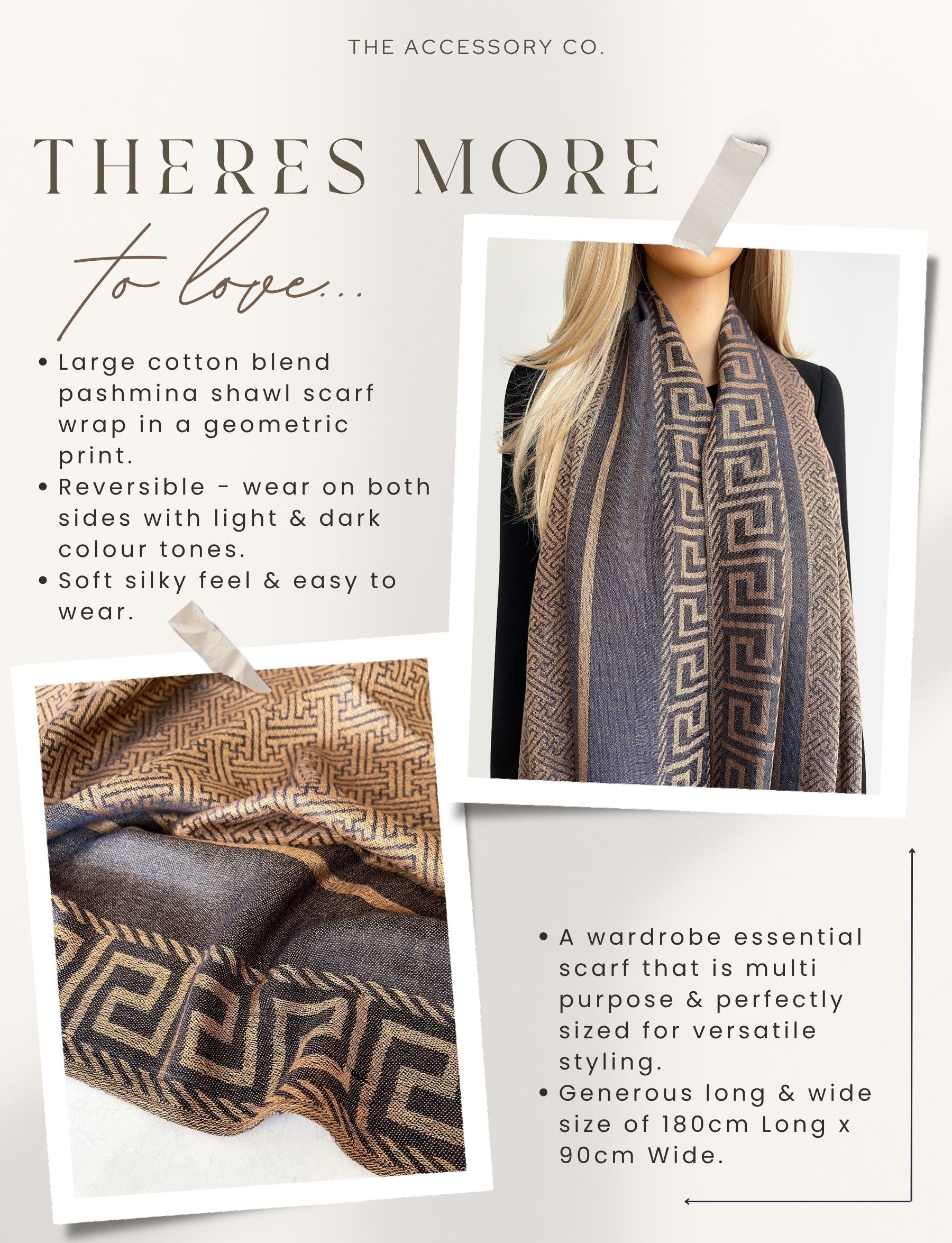 GEOMETRIC PLUM LIGHTWEIGHT PASHMINA SHAWL SCARF - A-SHU.CO.UK