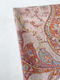 LARGE CREAM MULTI COLOUR PAISLEY PASHMINA SHAWL SCARF WRAP