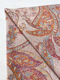LARGE CREAM MULTI COLOUR PAISLEY PASHMINA SHAWL SCARF WRAP