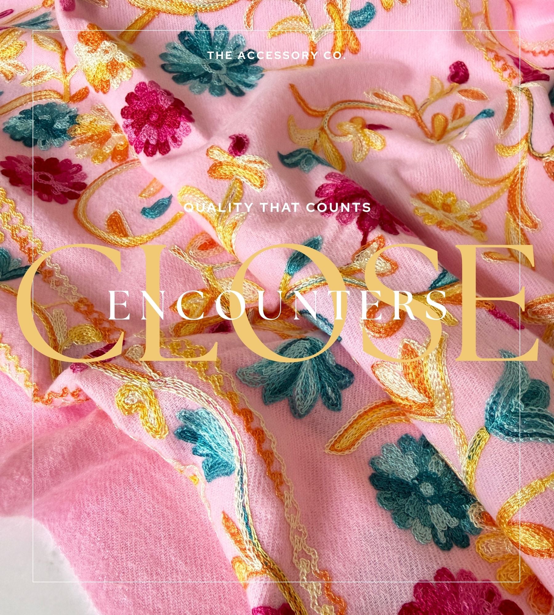 LARGE PINK FLOWER PRINT CASHMERE COTTON BLEND WINTER SHAWL BLANKET SCARF