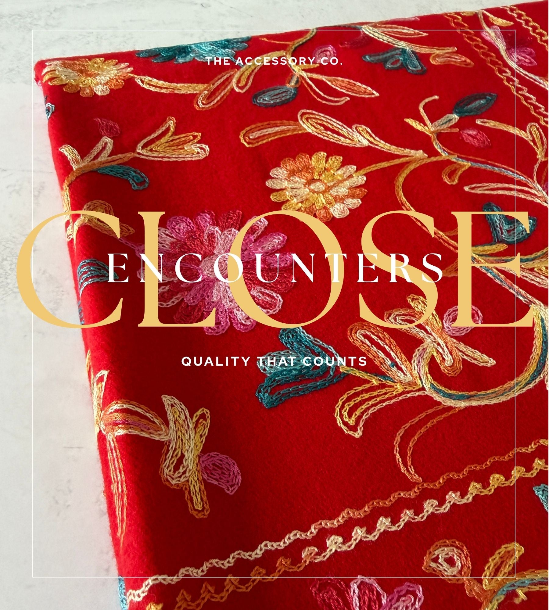 LARGE RED FLOWER PRINT CASHMERE COTTON BLEND WINTER SHAWL BLANKET SCARF