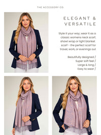 LARGE BLUSH PINK SWIRL FLORAL PRINT REVERSIBLE PASHMINA SHAWL SCARF - A-SHU.CO.UK