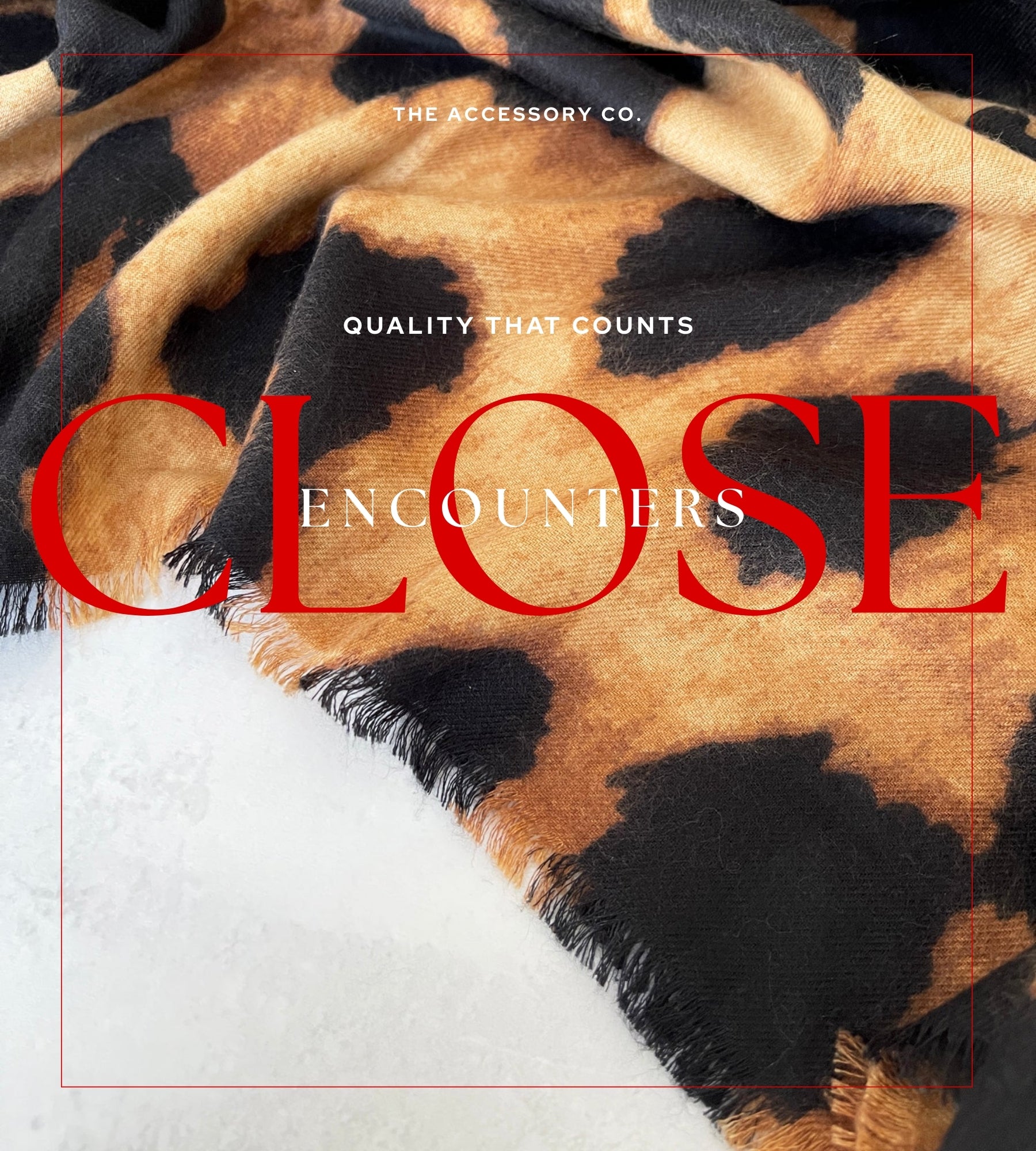 LARGE BROWN WOOL BIG LEOPARD PRINT SCARF