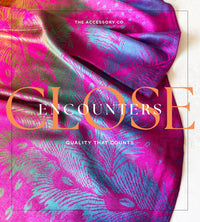LARGE FUCHSIA PINK RAINBOW FEATHER AND LEAF PRINT PASHMINA SHAWL SCARF
