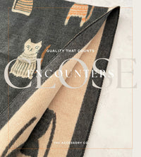 LARGE GREY CAT THICK REVERSIBLE WINTER SHAWL BLANKET SCARF