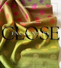 LARGE LIME YELLOW MULTI-COLOUR DOT PRINT PASHMINA SHAWL SCARF - A-SHU.CO.UK