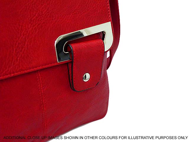 A-SHU LARGE BLACK MULTI POCKET CROSS BODY MESSENGER BAG - A-SHU.CO.UK