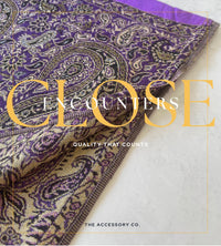 LARGE PLAIN PURPLE REVERSIBLE MULTI COLOUR PAISLEY PRINT PASHMINA SHAWL SCARF WRAP - A-SHU.CO.UK