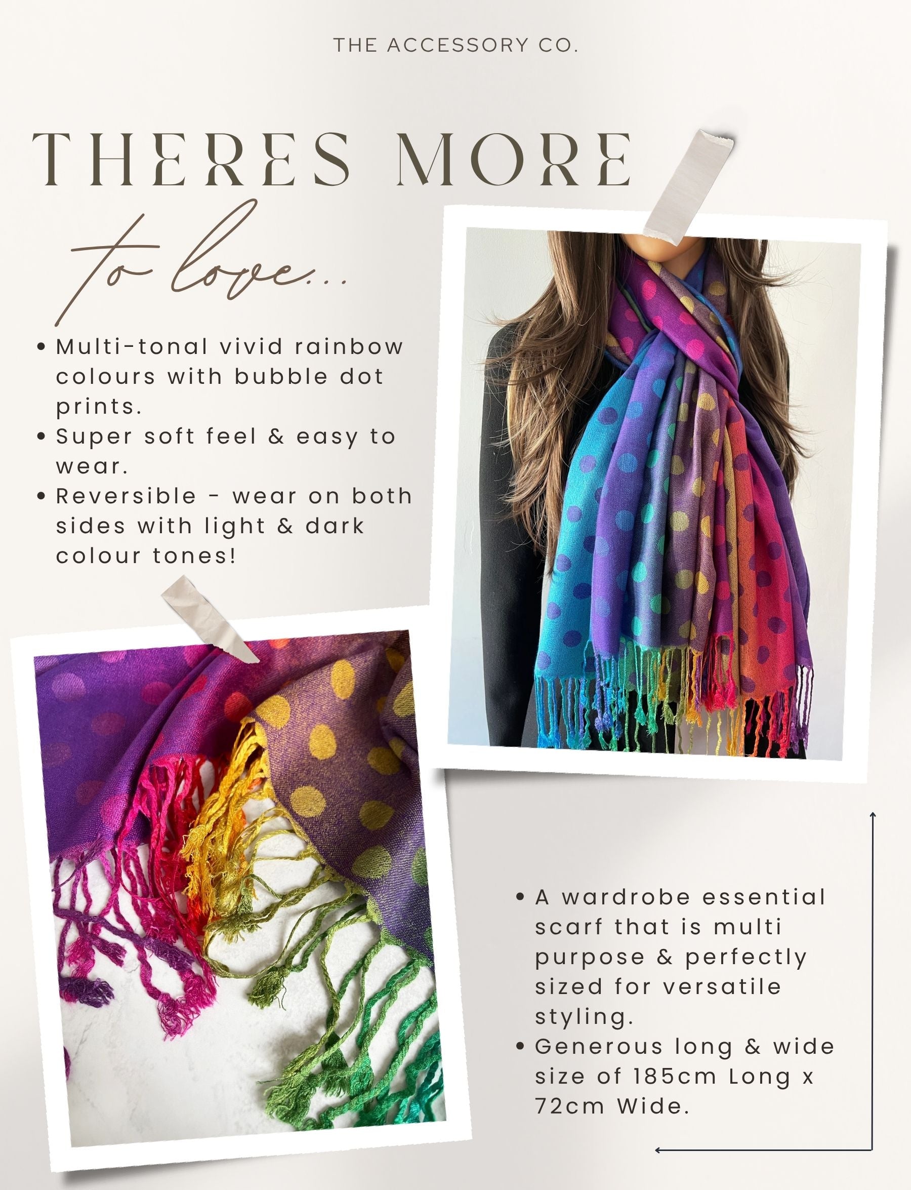 LARGE PURPLE MULTI-COLOUR DOT PRINT PASHMINA SHAWL SCARF - A-SHU.CO.UK