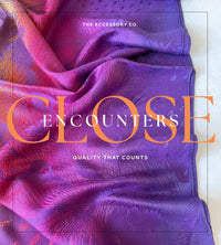 LARGE PURPLE RAINBOW FEATHER AND LEAF PRINT PASHMINA SHAWL SCARF
