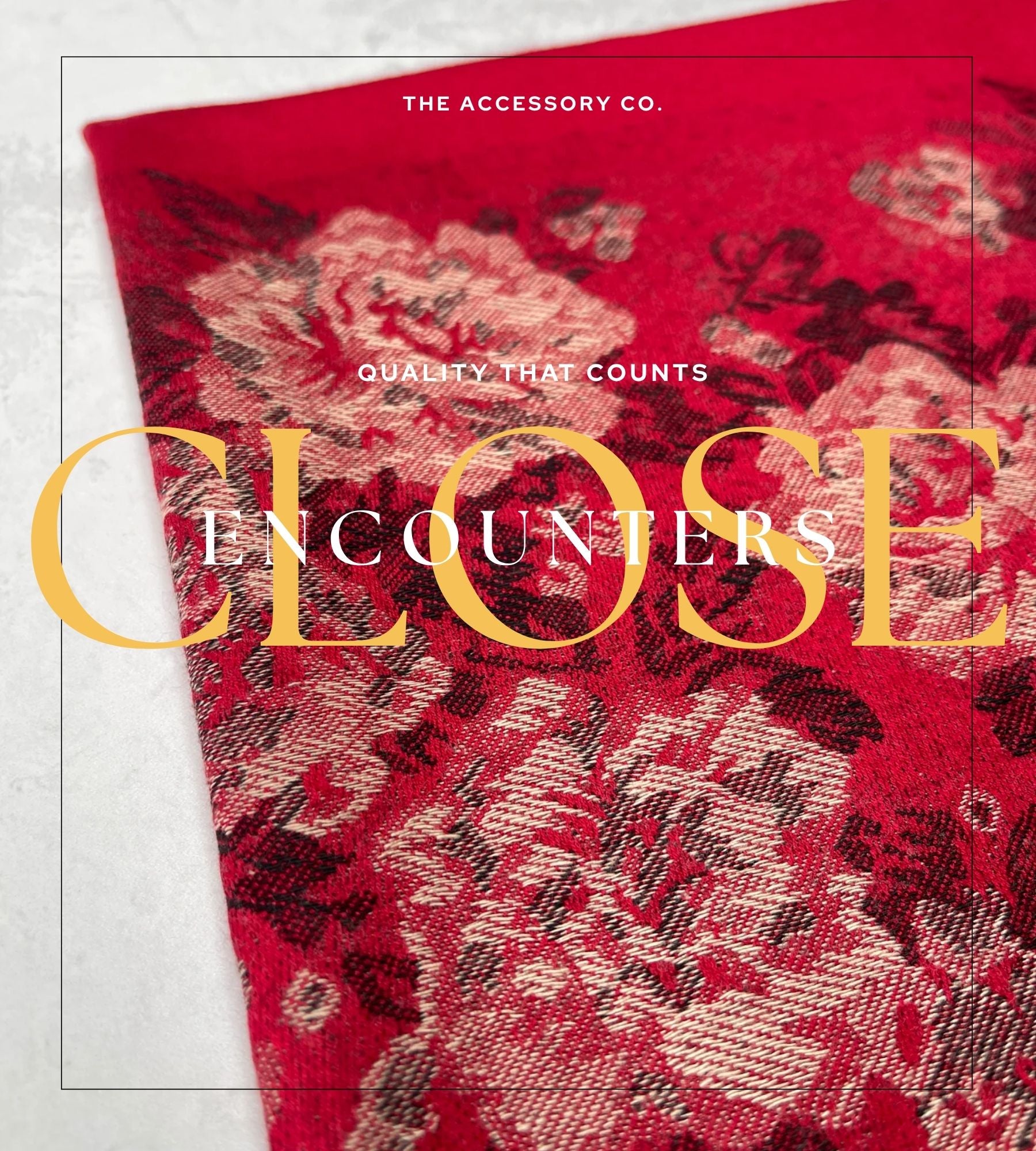 LARGE RED FLORAL PRINT SILKY FEEL PASHMINA SHAWL SCARF - A-SHU.CO.UK