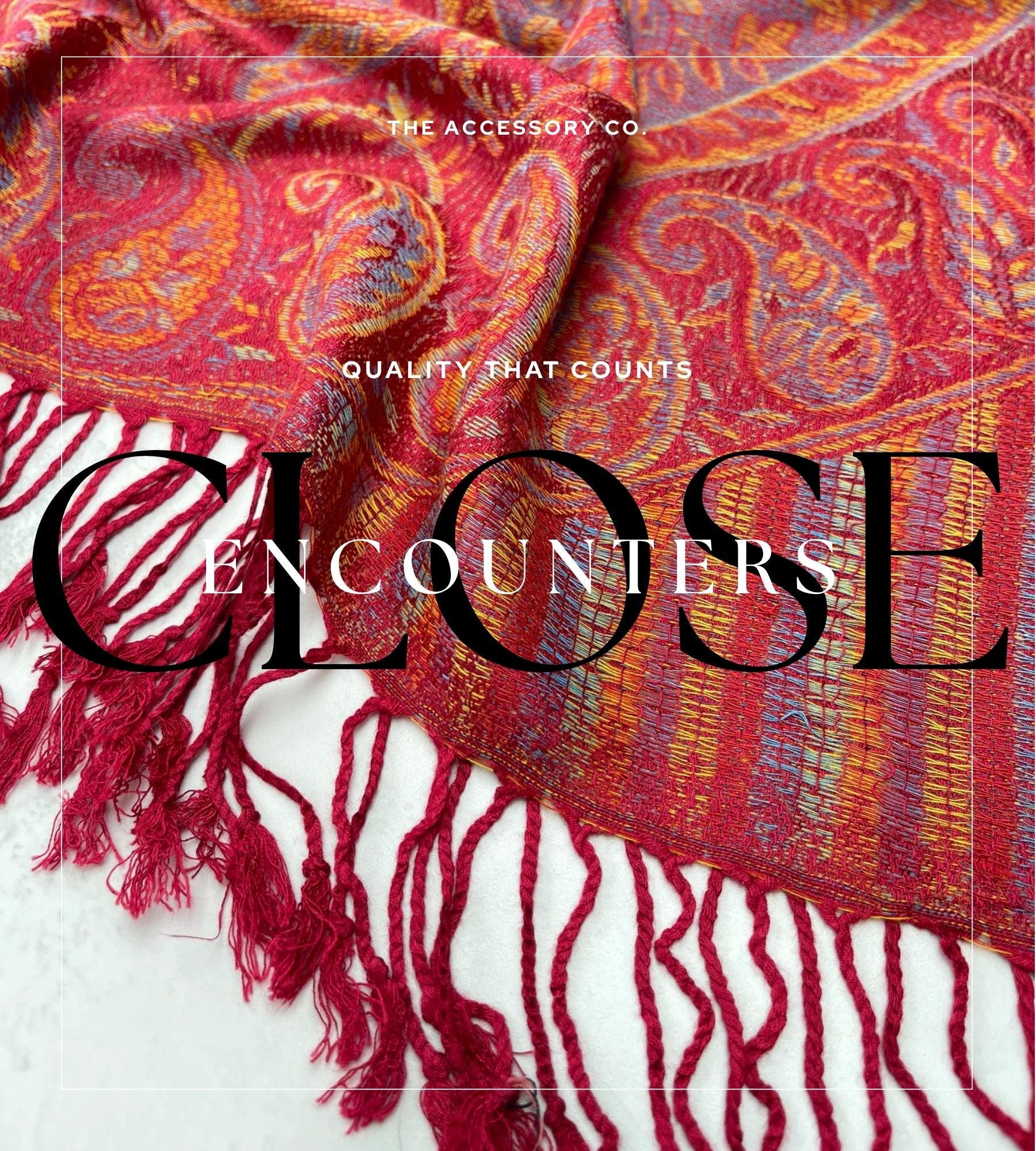 LARGE RED MULTI COLOUR PAISLEY PASHMINA SHAWL SCARF WRAP - A-SHU.CO.UK