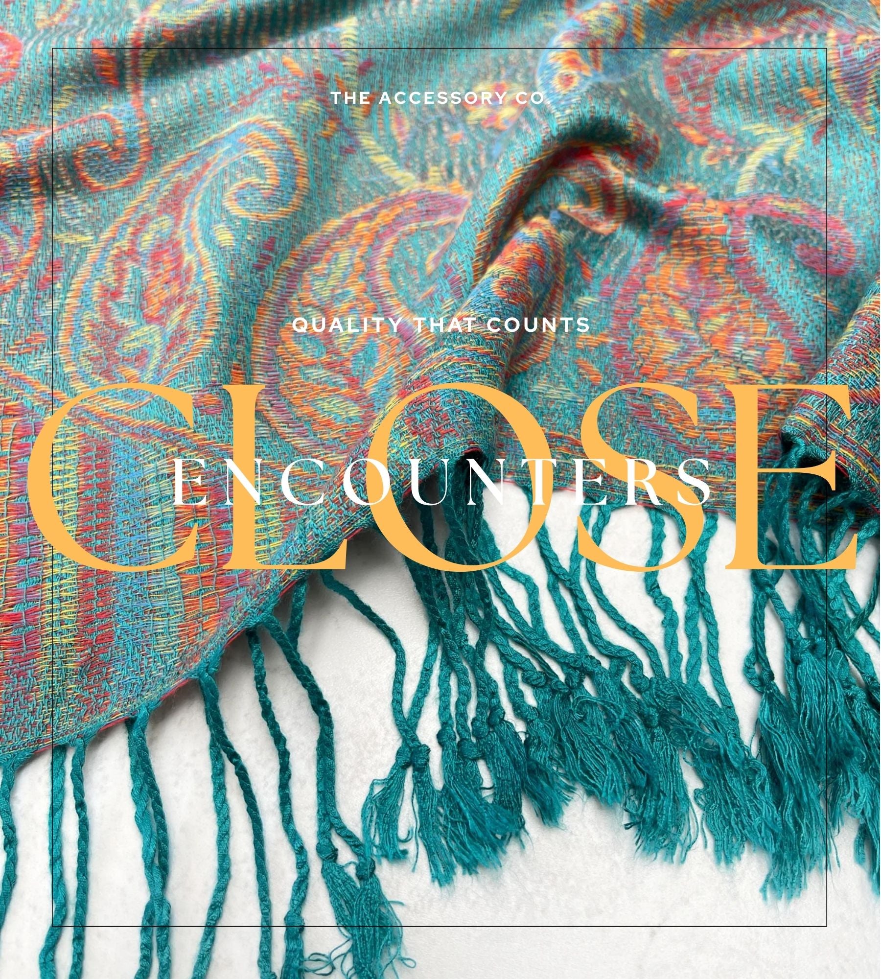 LARGE TEAL MULTI COLOUR PAISLEY PASHMINA SHAWL SCARF WRAP - A-SHU.CO.UK
