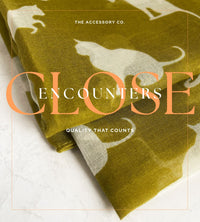 LIGHTWEIGHT PLAIN MUSTARD AND BEIGE CAT SCARF - A-SHU.CO.UK