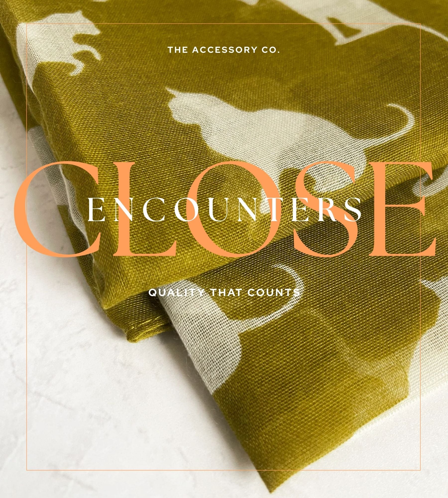 LIGHTWEIGHT PLAIN MUSTARD AND BEIGE CAT SCARF - A-SHU.CO.UK