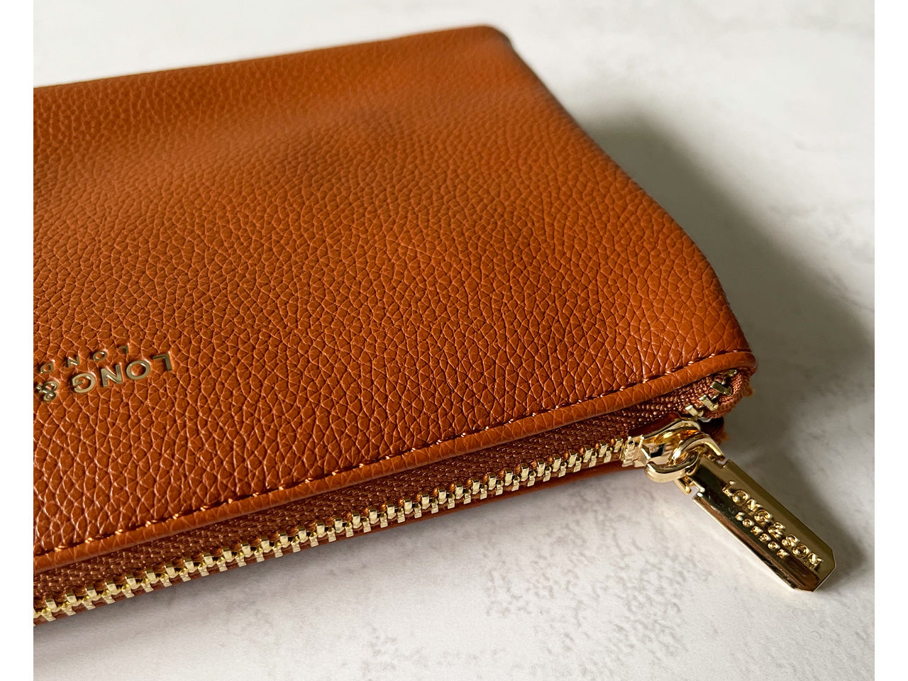 SMALL MULTI-POCKET CROSSBODY PURSE BAG WITH WRIST AND LONG STRAPS - TAN - A-SHU.CO.UK