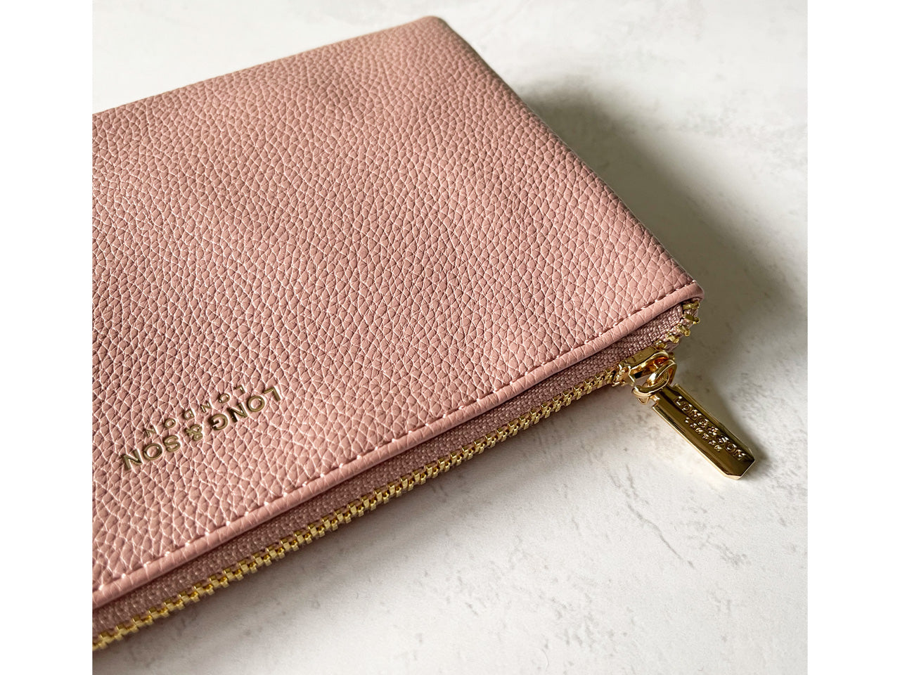 SMALL MULTI-POCKET CROSSBODY PURSE BAG WITH WRIST AND LONG STRAPS - LIGHT PINK - A-SHU.CO.UK