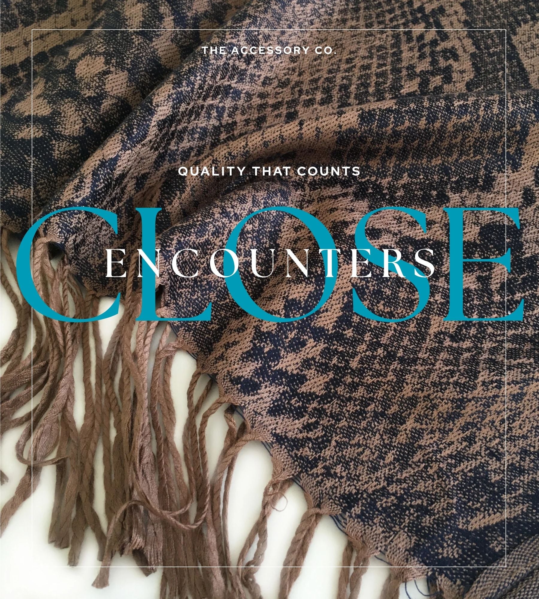 NAVY BRONZE LARGE SNAKESKIN PRINT REVERSIBLE PASHMINA SHAWL SCARF