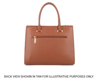 BURGUNDY MULTI-COMPARTMENT CROSS BODY HANDBAG WITH LONG STRAP
