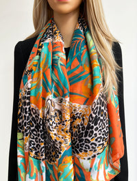 Leopard Print Scarf