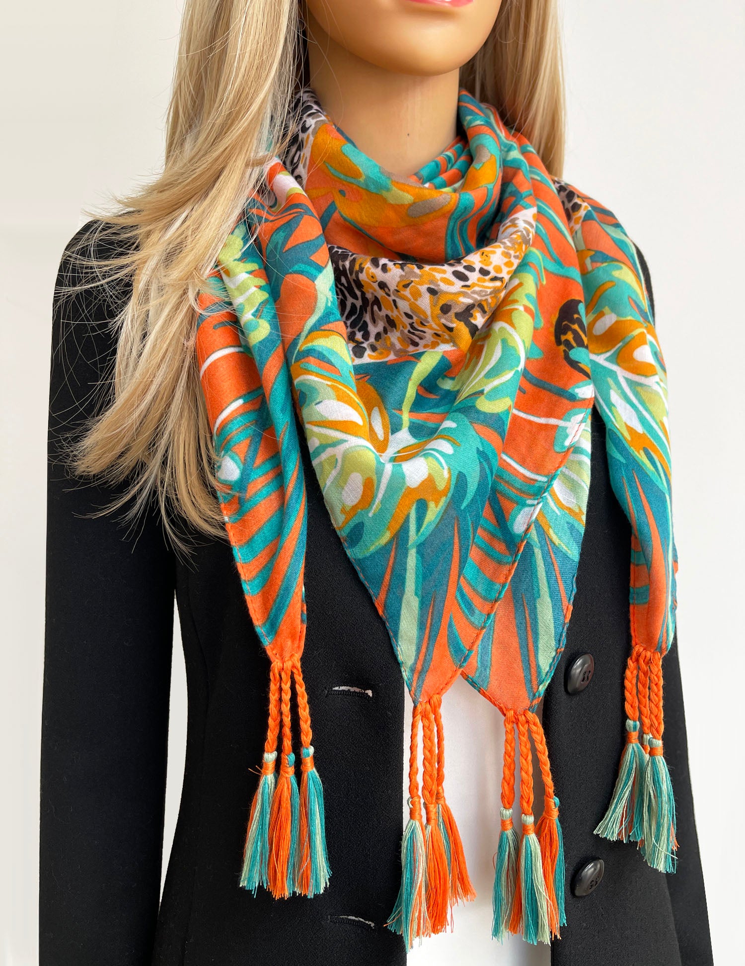 Leopard Print Scarf