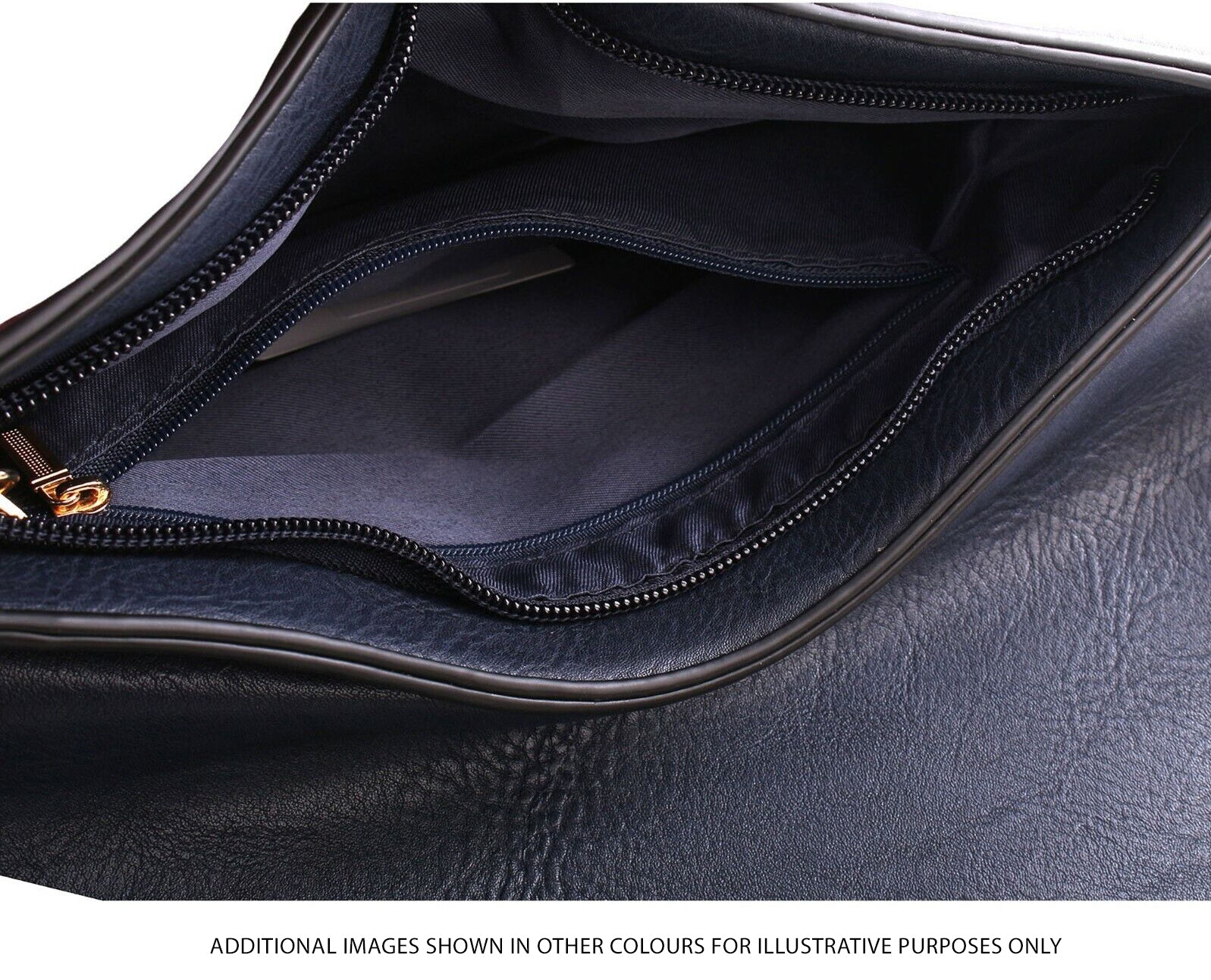 DARK GREY OVER-SIZED ENVELOPE CLUTCH BAG WITH LONG CROSS BODY AND WRISTLET STRAP - A-SHU.CO.UK