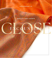 PAISLEY PRINT ORANGE LIGHTWEIGHT PASHMINA SHAWL SCARF - A-SHU.CO.UK