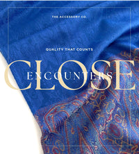 PAISLEY PRINT ROYAL BLUE LIGHTWEIGHT PASHMINA SHAWL SCARF - A-SHU.CO.UK