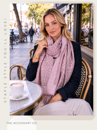 PINK PAISLEY PRINT REVERSIBLE PASHMINA SHAWL SCARF - A-SHU.CO.UK