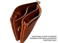 A-SHU SMALL MULTI-POCKET CROSSBODY PURSE BAG WITH WRISTLET AND LONG STRAP - MUSTARD YELLOW - A-SHU.CO.UK