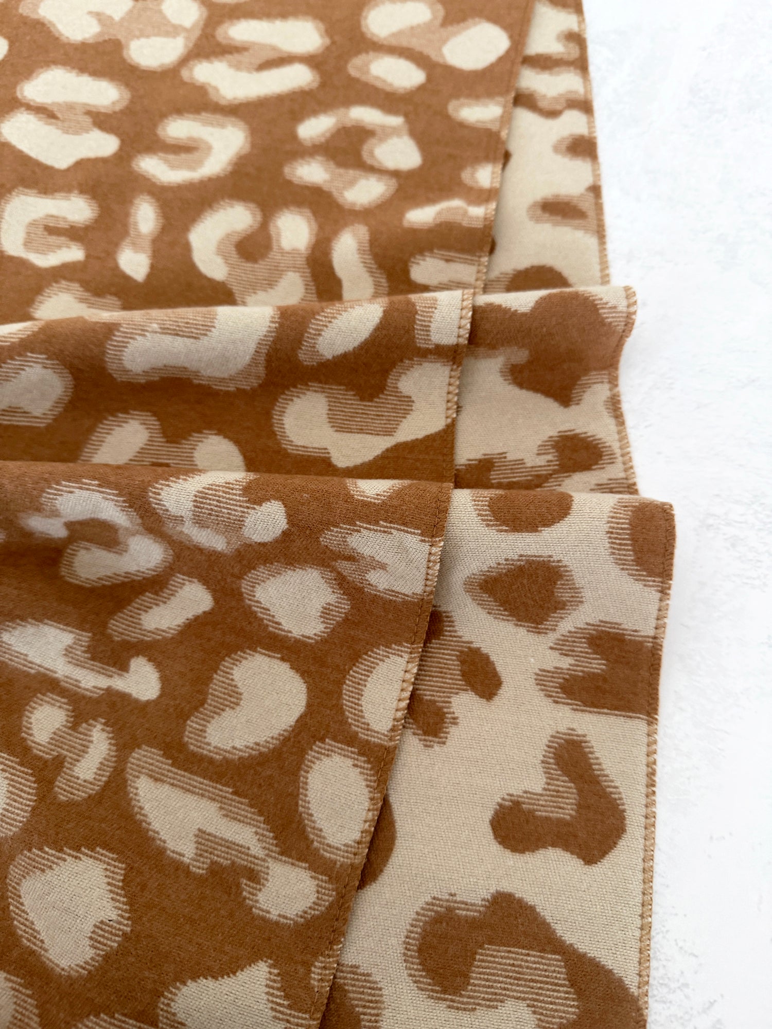TEAL CASHMERE BLEND COLOURFUL LEOPARD PRINT SCARF