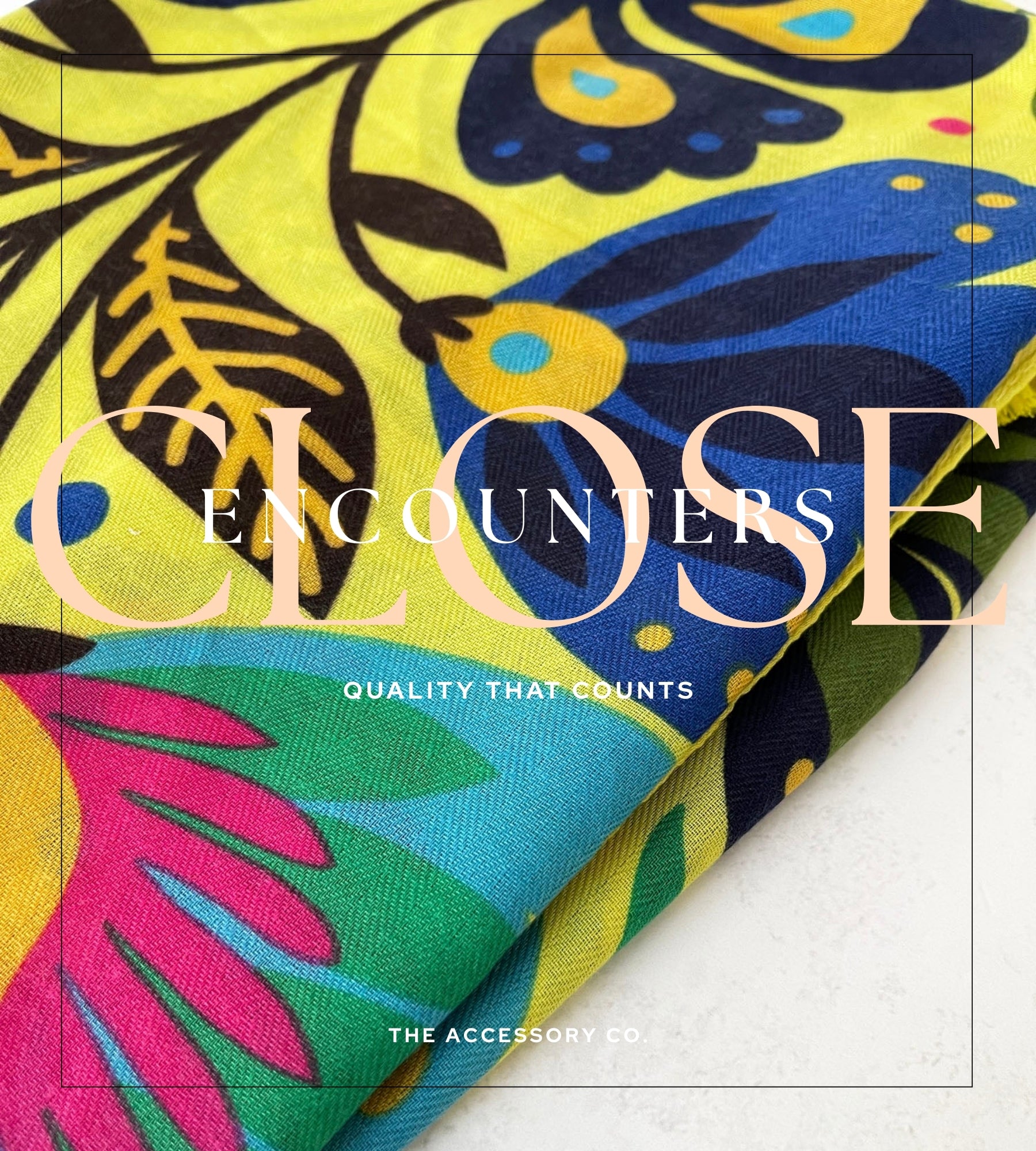 YELLOW LOTUS FLORAL PRINT SQUARE TASSEL SCARF - A-SHU.CO.UK