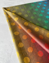 LARGE PINKY PURPLE MULTI-COLOUR DOT PRINT PASHMINA SHAWL SCARF - A-SHU.CO.UK