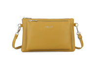 Mustard Multi-Pocket Crossbody Bag
