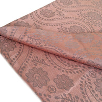 LARGE BLUSH PINK SWIRL FLORAL PRINT REVERSIBLE PASHMINA SHAWL SCARF - A-SHU.CO.UK