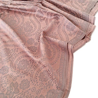 LARGE BLUSH PINK SWIRL FLORAL PRINT REVERSIBLE PASHMINA SHAWL SCARF - A-SHU.CO.UK