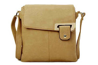 A-SHU LARGE BEIGE MULTI POCKET CROSS BODY MESSENGER BAG - A-SHU.CO.UK