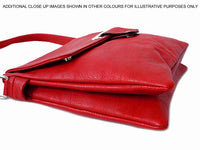 A-SHU LARGE PINK MULTI POCKET CROSS BODY MESSENGER BAG - A-SHU.CO.UK