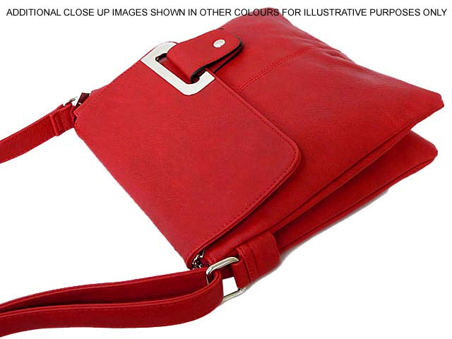 A-SHU LARGE DARK GREY MULTI POCKET CROSS BODY MESSENGER BAG - A-SHU.CO.UK