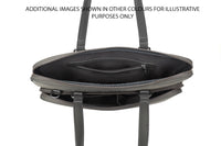 LIGHTWEIGHT BLUSH PINK MULTI COMPARTMENT LAPTOP HANDBAG WITH LONG SHOULDER STRAP