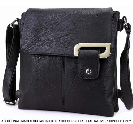 A-SHU LARGE RED MULTI POCKET CROSS BODY MESSENGER BAG - A-SHU.CO.UK