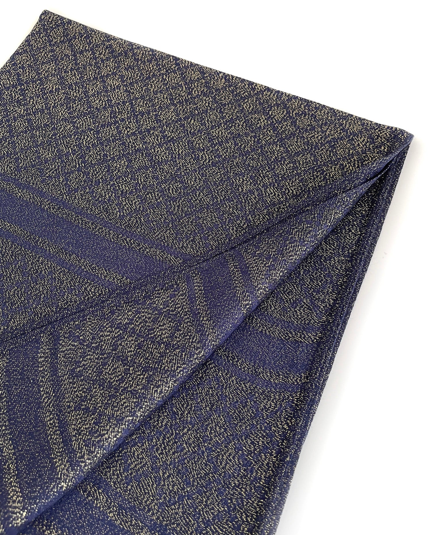 NAVY BLUE SPARKLY METALLIC EVENING SHAWL SCARF - A-SHU.CO.UK